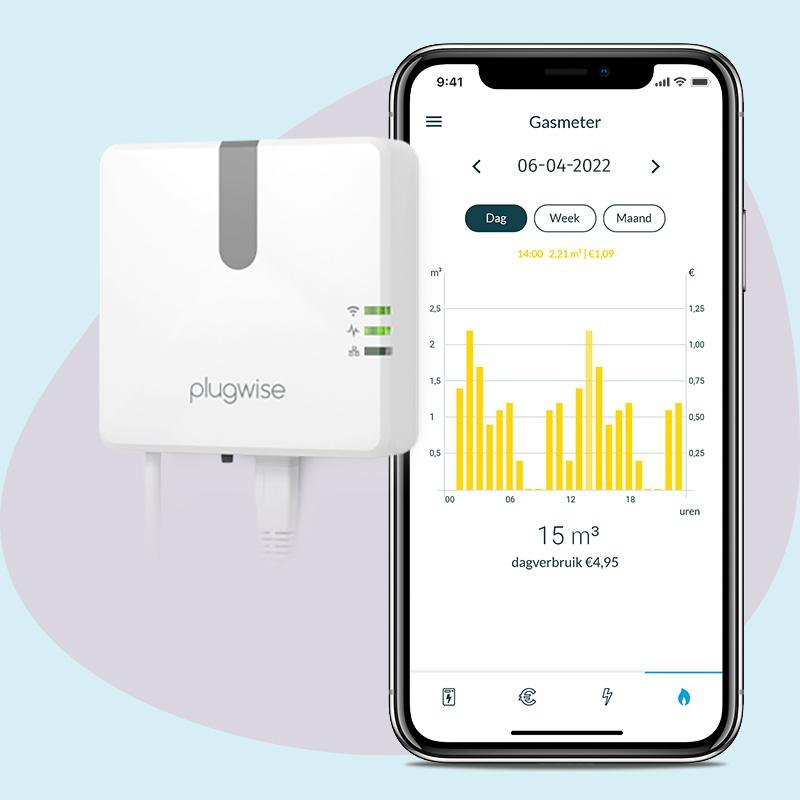 Met de Plugwise app krijg je inzicht in jouw energievebruik, handig om de effecten van bespaartips te meten